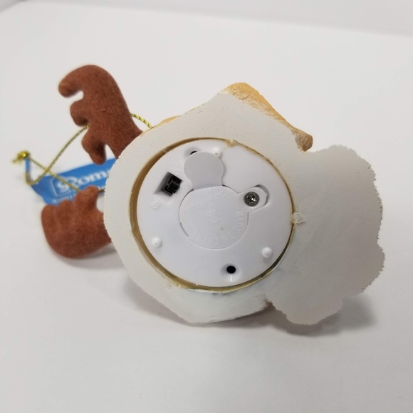 Beagle Xmas Ornament Dog Puppy Red Nose Antlers - Picture 3 of 4